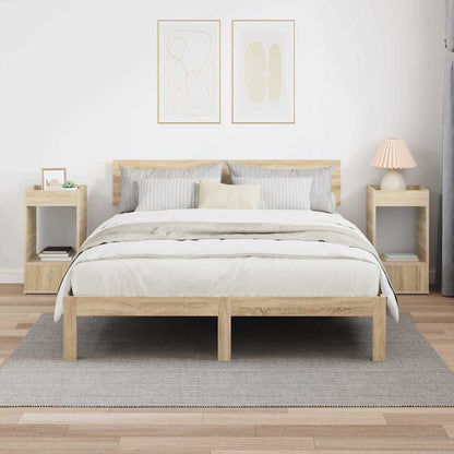 Beistelltisch 2 Stk. Sonoma-Eiche 30 x 30 x 56 cm Holzwerkstoff