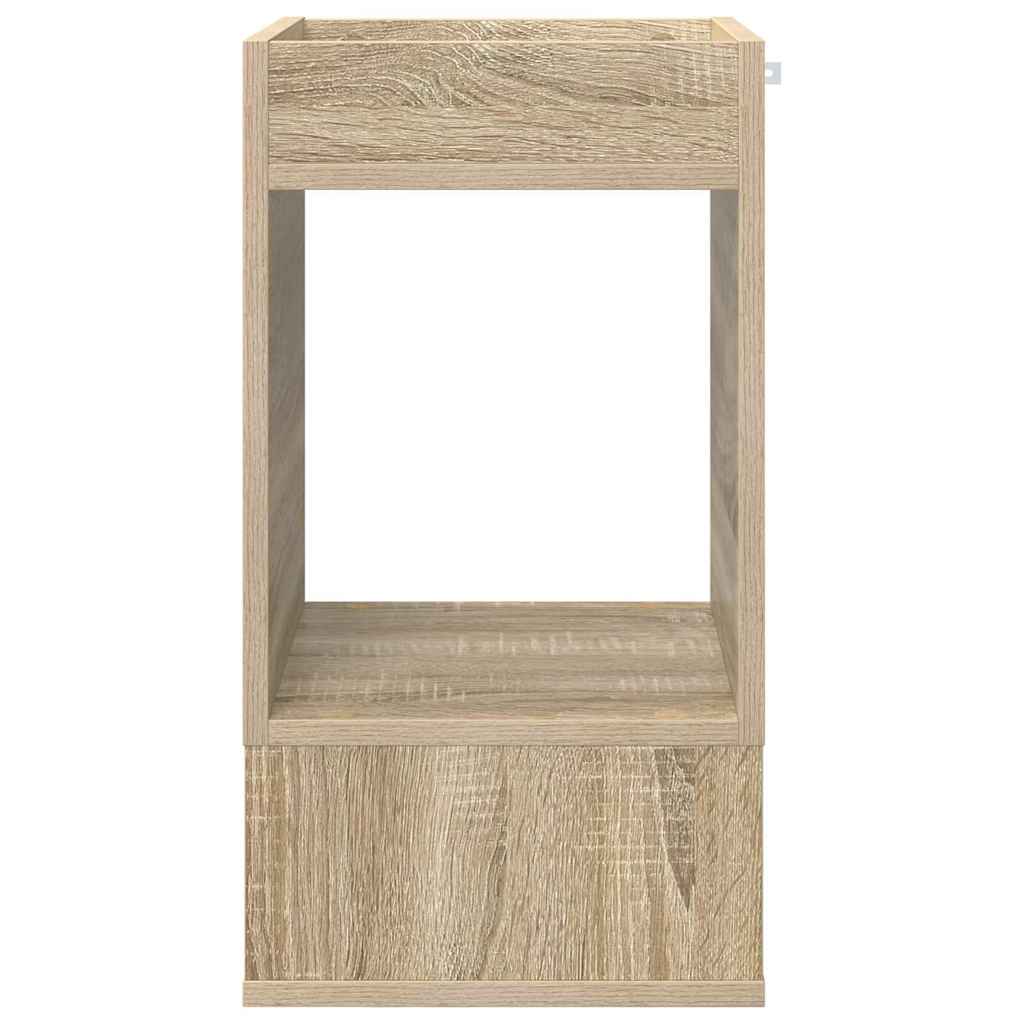 Beistelltisch 2 Stk. Sonoma-Eiche 30 x 30 x 56 cm Holzwerkstoff