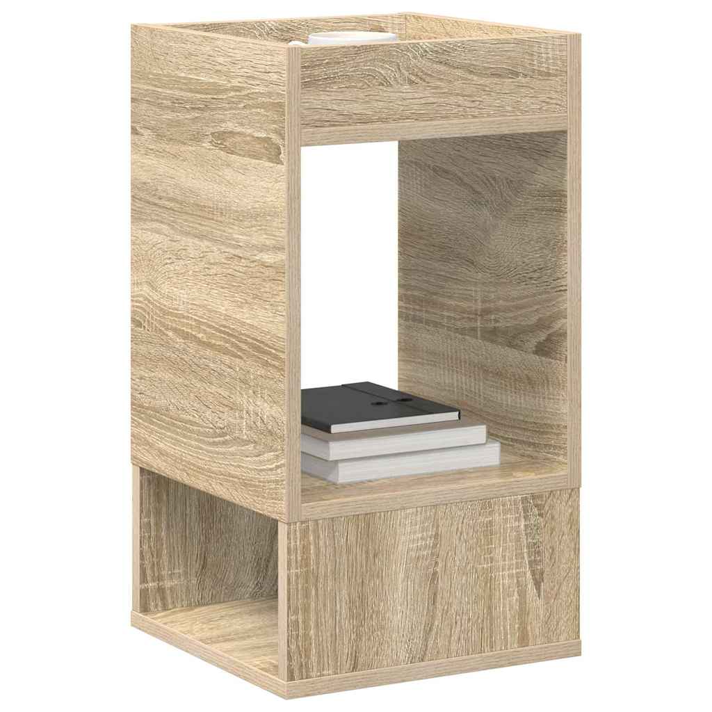 Beistelltisch 2 Stk. Sonoma-Eiche 30 x 30 x 56 cm Holzwerkstoff
