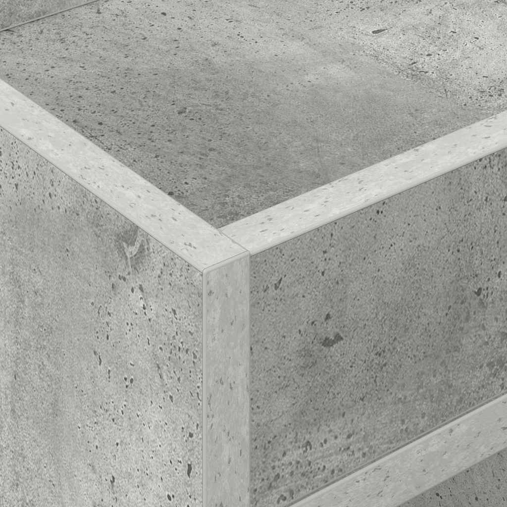 Beistelltisch 2 Stk. Betongrau 30 x 30 x 56 cm Holzwerkstoff