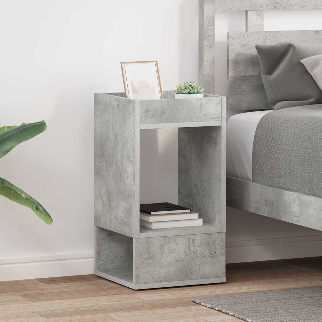 Beistelltisch 2 Stk. Betongrau 30 x 30 x 56 cm Holzwerkstoff