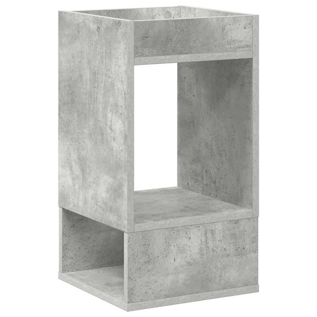 Beistelltisch 2 Stk. Betongrau 30 x 30 x 56 cm Holzwerkstoff