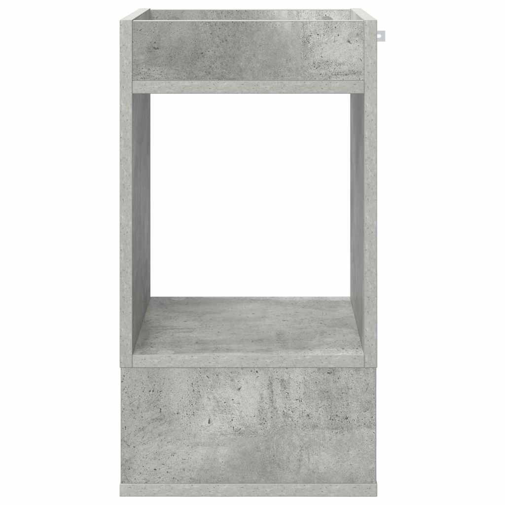 Beistelltisch 2 Stk. Betongrau 30 x 30 x 56 cm Holzwerkstoff