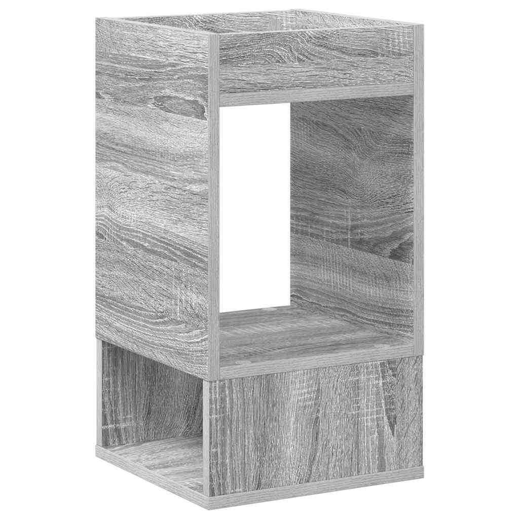 Beistelltisch 2 Stk. Sonoma-Grau 30 x 30 x 56 cm Holzwerkstoff