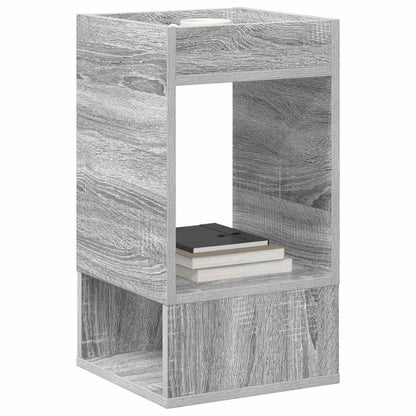 Beistelltisch 2 Stk. Sonoma-Grau 30 x 30 x 56 cm Holzwerkstoff