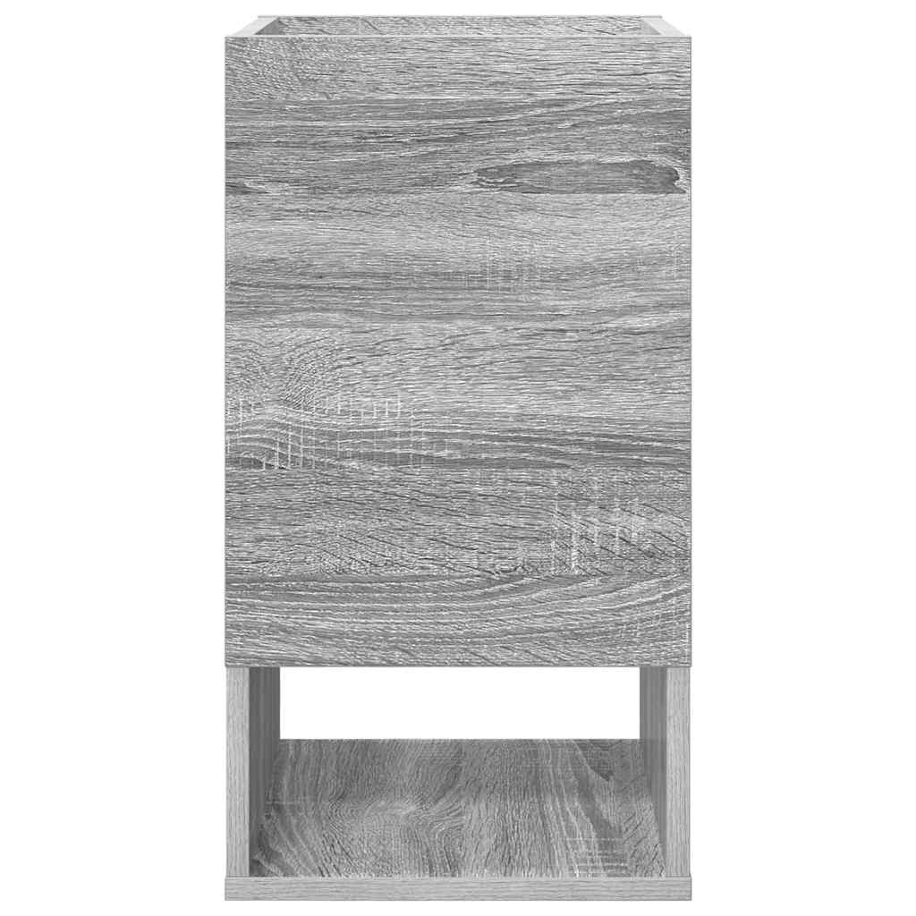 Beistelltisch 2 Stk. Sonoma-Grau 30 x 30 x 56 cm Holzwerkstoff