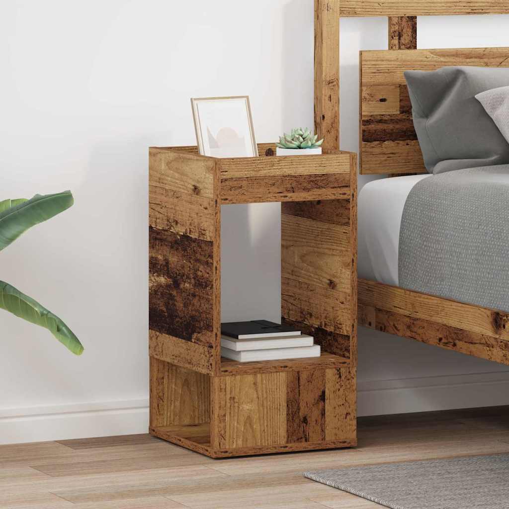 Beistelltisch 2 Stk. Altholz 30 x 30 x 56 cm Holzwerkstoff