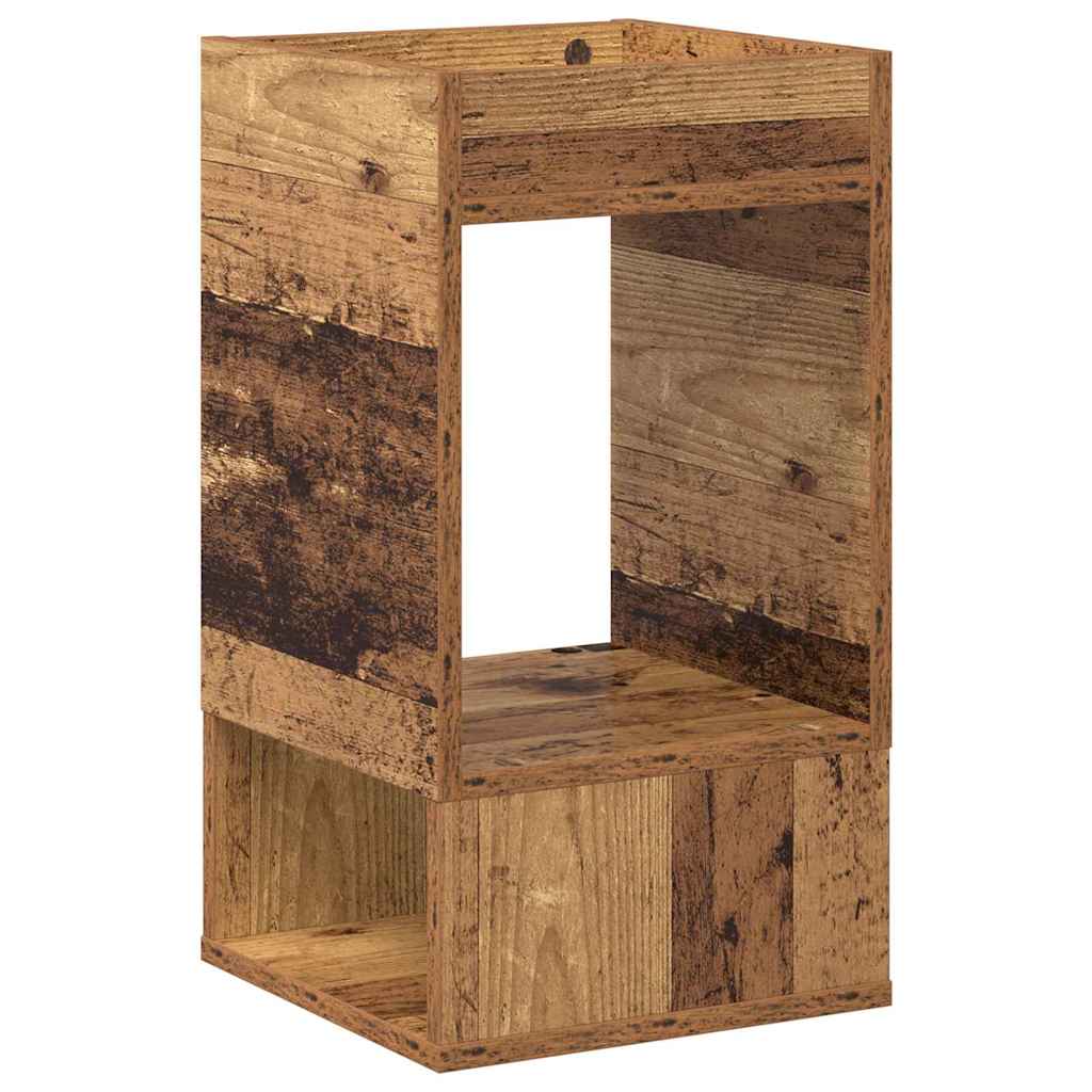 Beistelltisch 2 Stk. Altholz 30 x 30 x 56 cm Holzwerkstoff