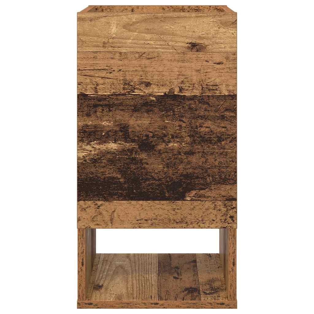Beistelltisch 2 Stk. Altholz 30 x 30 x 56 cm Holzwerkstoff