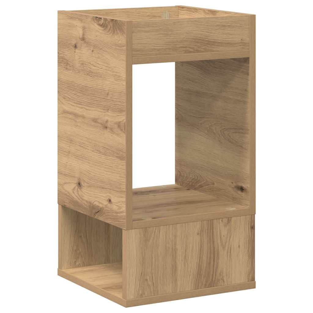 Beistelltisch 2 Stk. Artisan-Eiche 30 x 30 x 56 cm