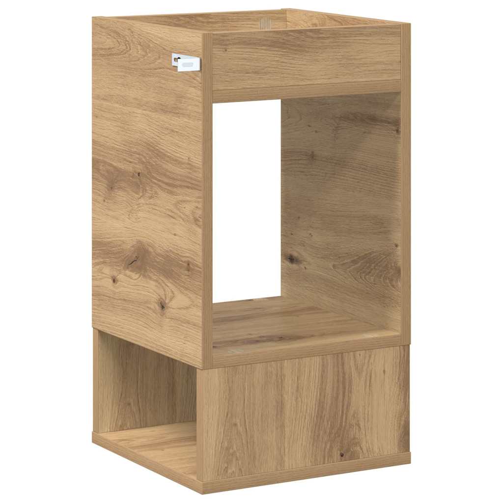 Beistelltisch 2 Stk. Artisan-Eiche 30 x 30 x 56 cm