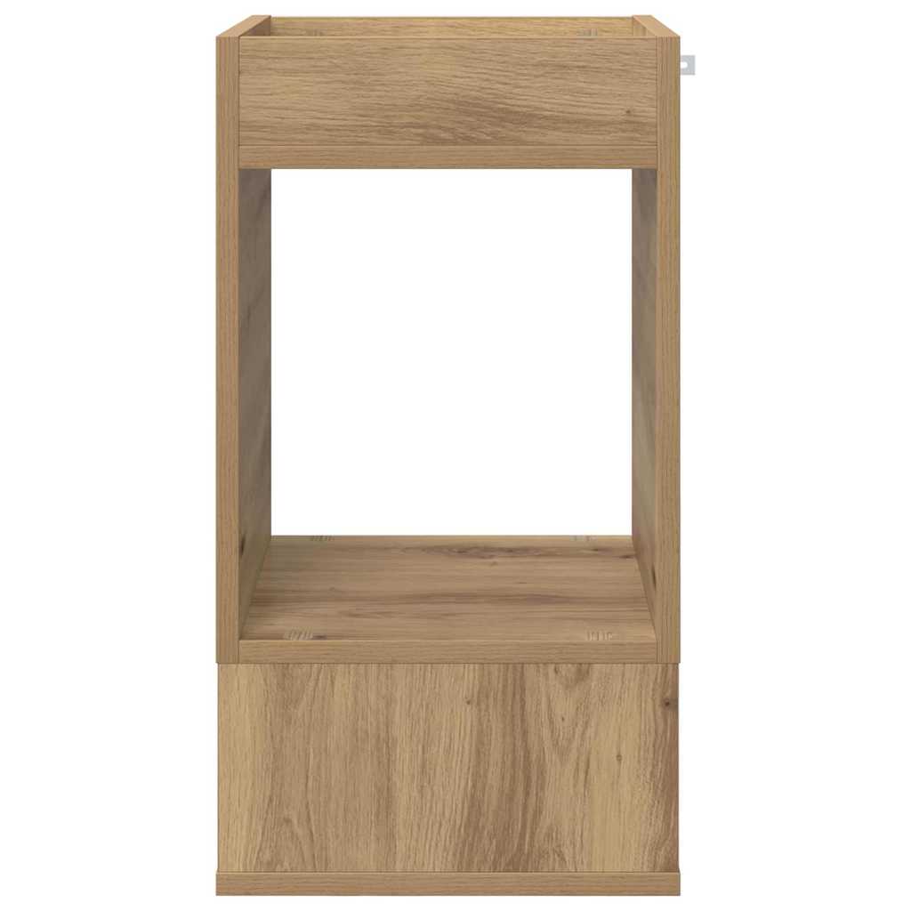 Beistelltisch 2 Stk. Artisan-Eiche 30 x 30 x 56 cm