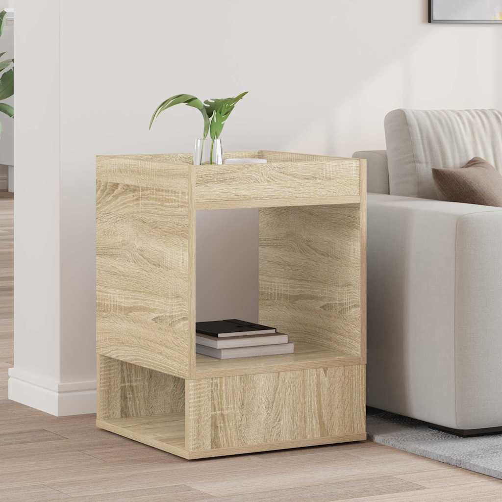 Beistelltisch Sonoma-Eiche 40 x 40 x 56 cm Holzwerkstoff