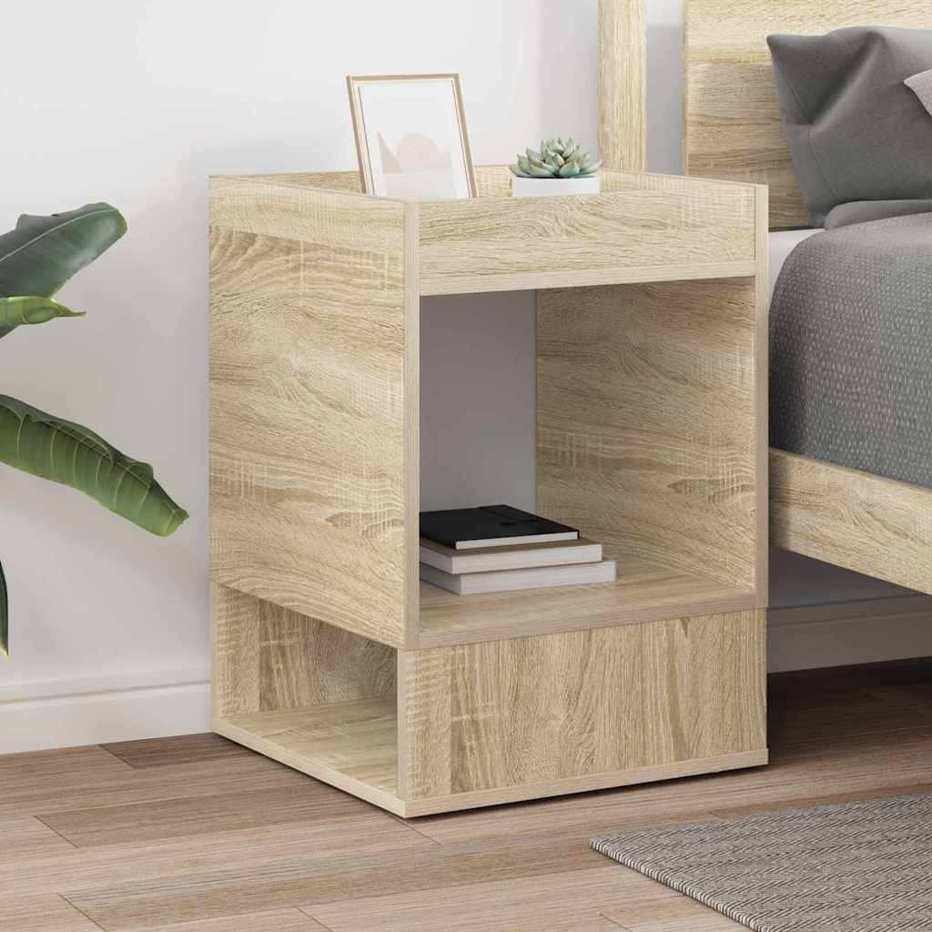 Beistelltisch Sonoma-Eiche 40 x 40 x 56 cm Holzwerkstoff