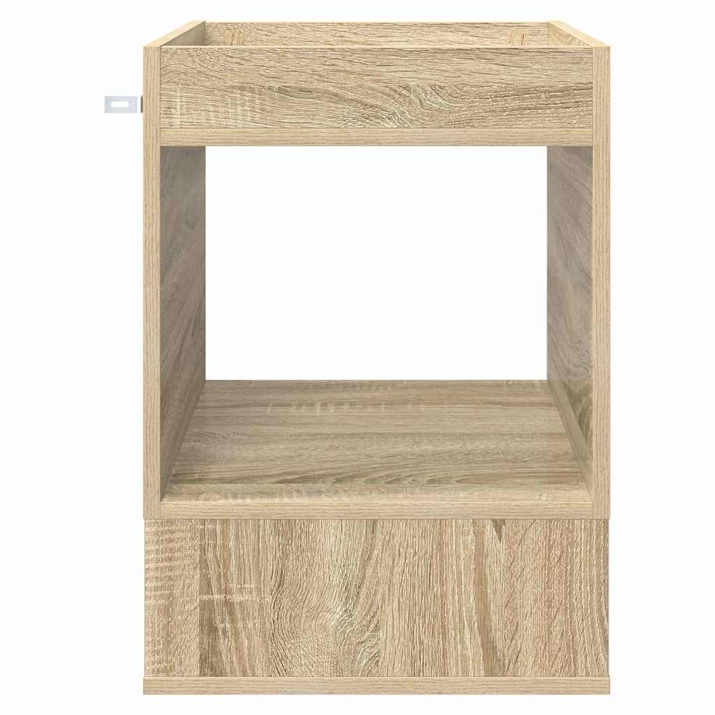 Beistelltisch Sonoma-Eiche 40 x 40 x 56 cm Holzwerkstoff