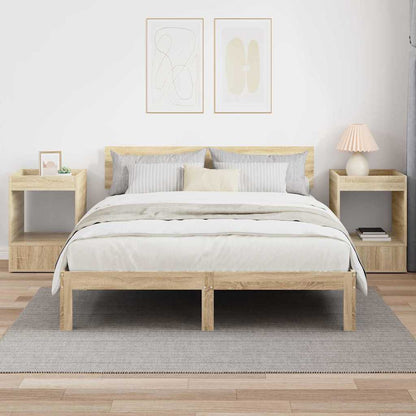 Beistelltisch 2 Stk. Sonoma-Eiche 40 x 40 x 56 cm Holzwerkstoff