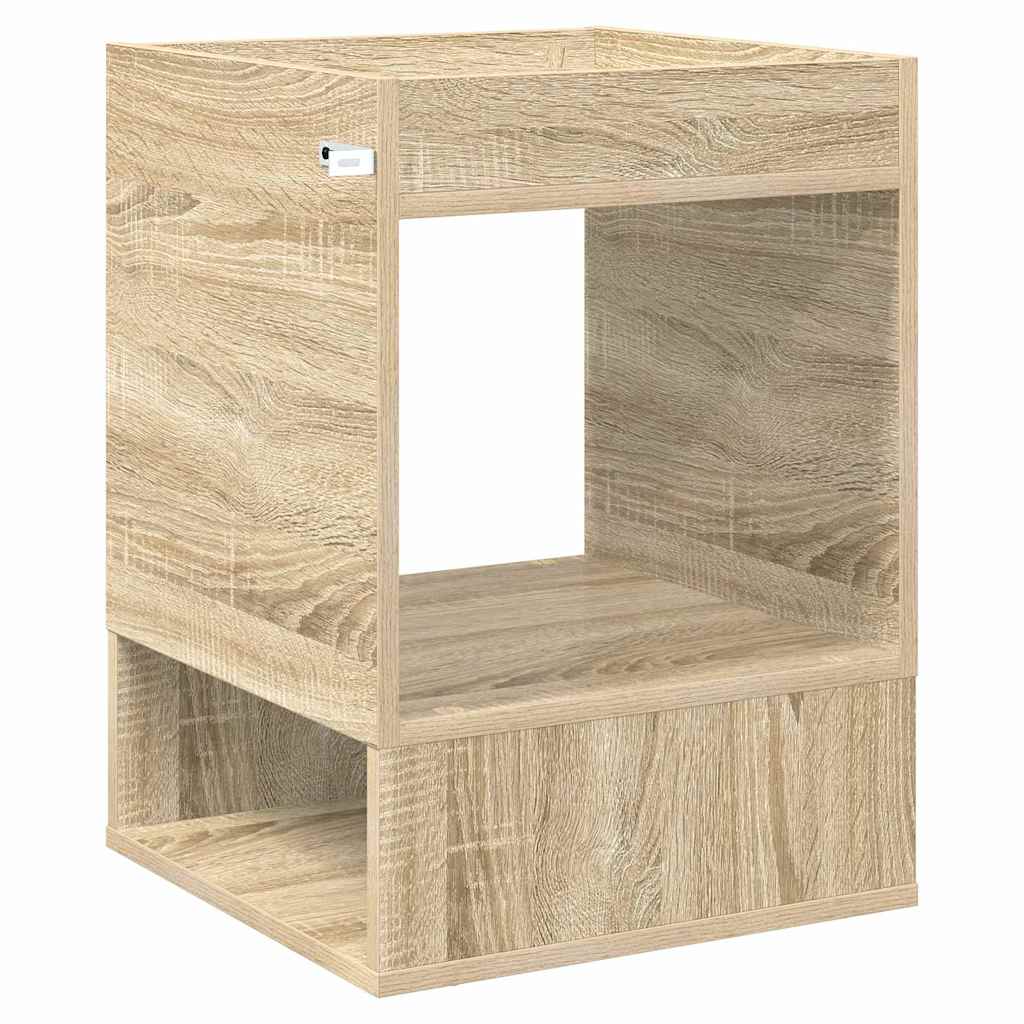 Beistelltisch 2 Stk. Sonoma-Eiche 40 x 40 x 56 cm Holzwerkstoff
