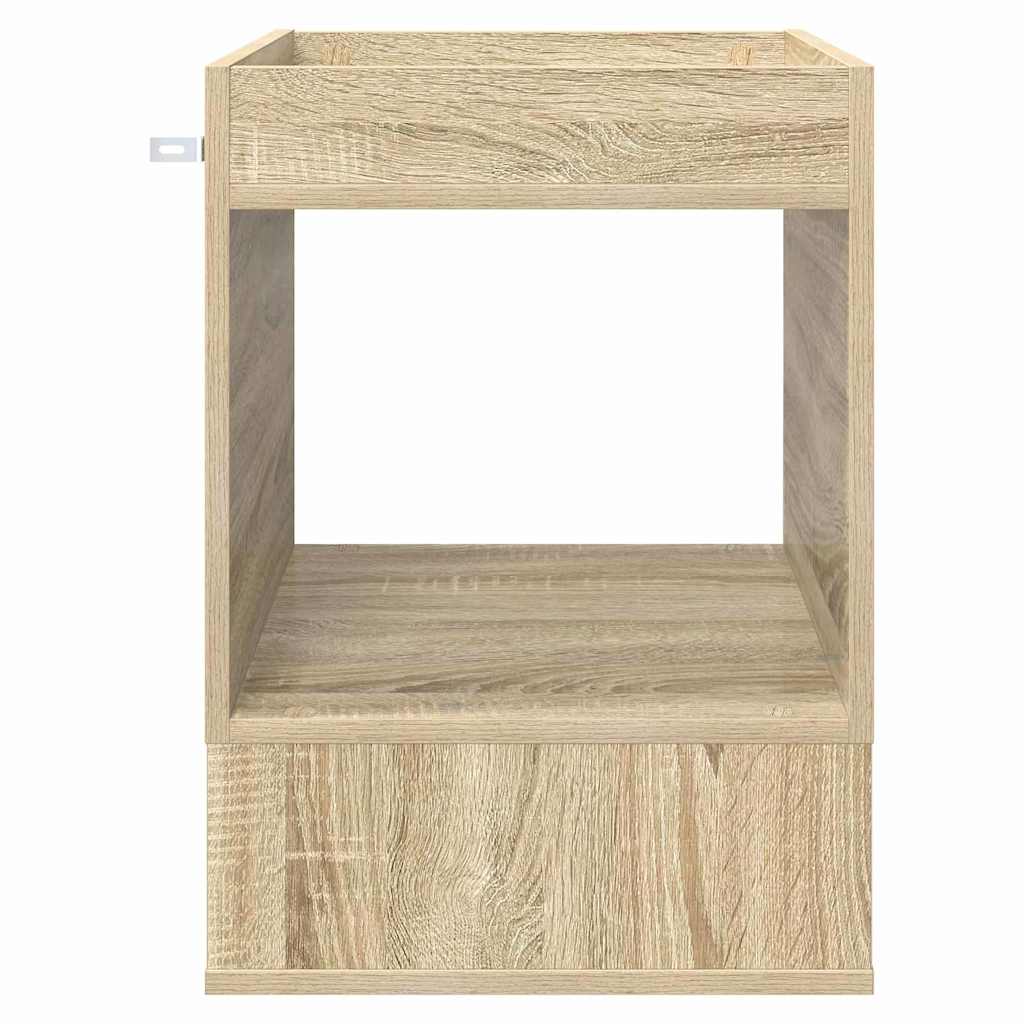Beistelltisch 2 Stk. Sonoma-Eiche 40 x 40 x 56 cm Holzwerkstoff