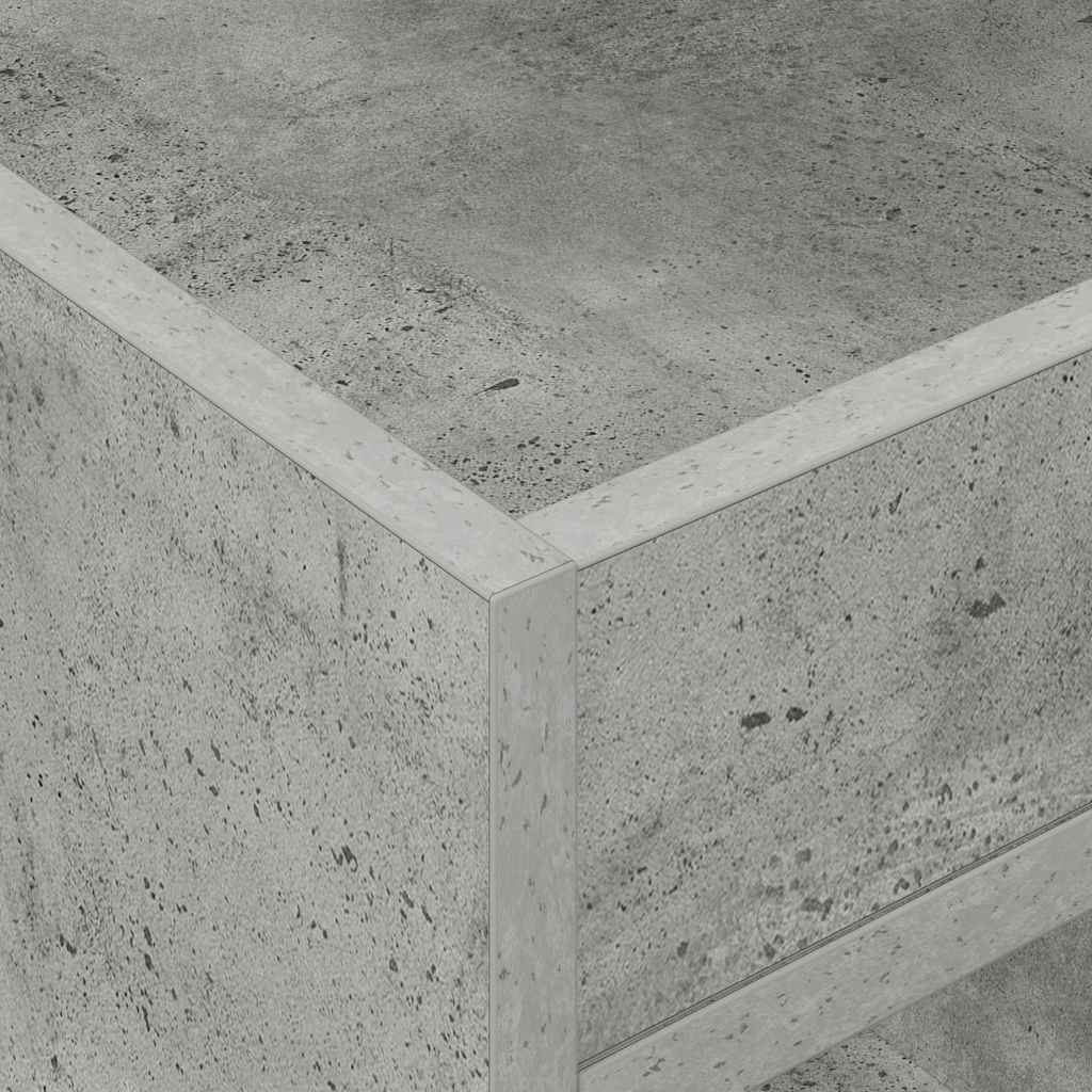 Beistelltisch Betongrau 40 x 40 x 56 cm Holzwerkstoff
