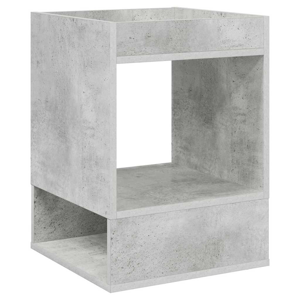 Beistelltisch Betongrau 40 x 40 x 56 cm Holzwerkstoff
