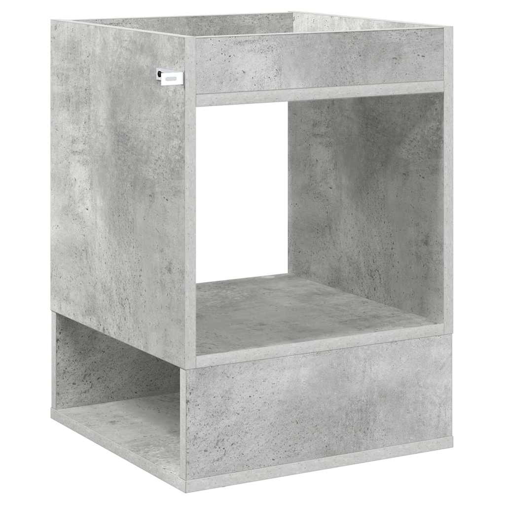 Beistelltisch Betongrau 40 x 40 x 56 cm Holzwerkstoff
