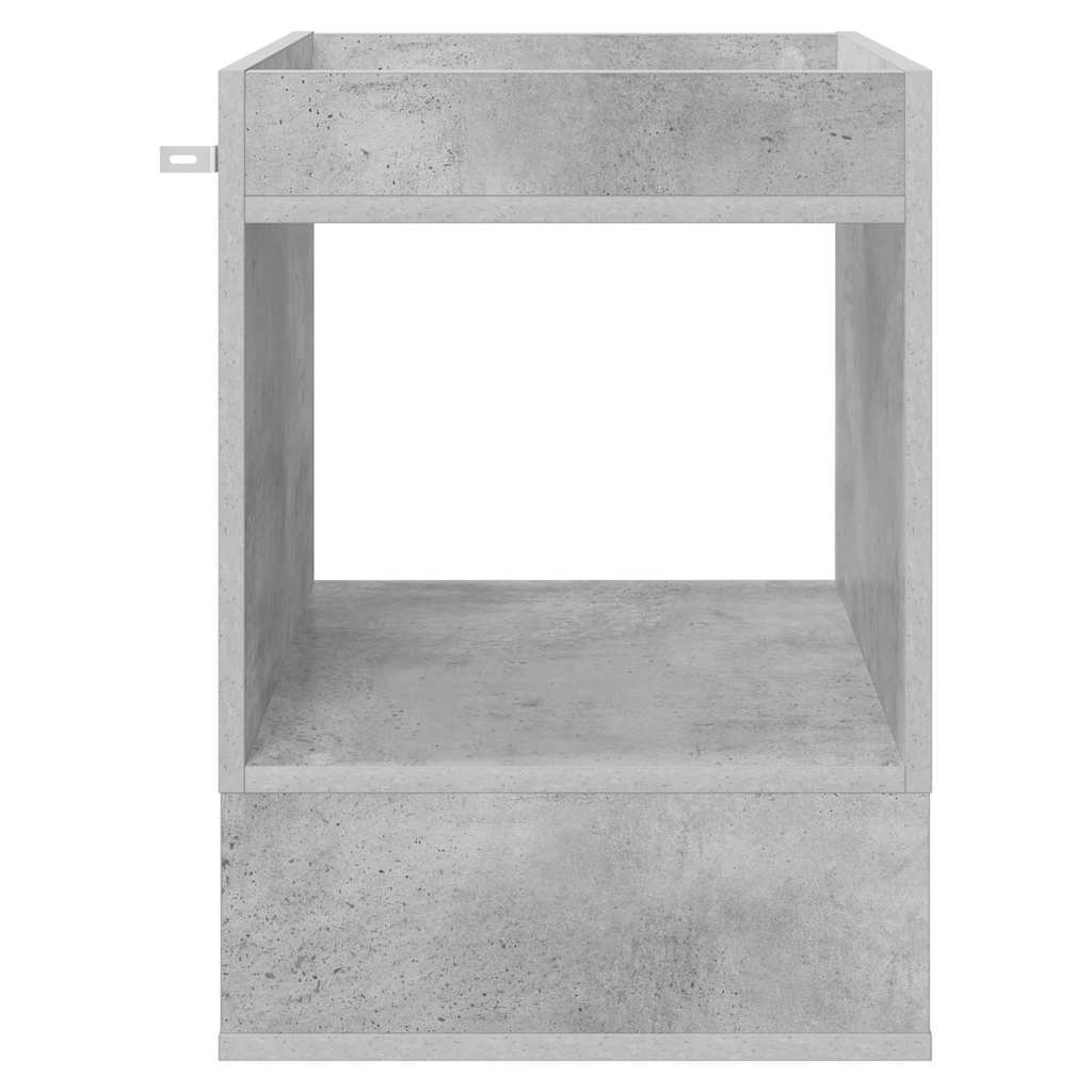 Beistelltisch Betongrau 40 x 40 x 56 cm Holzwerkstoff