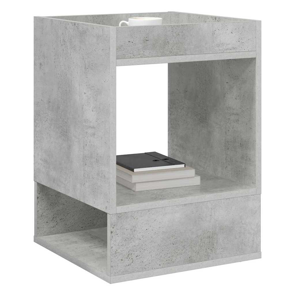 Beistelltisch Betongrau 40 x 40 x 56 cm Holzwerkstoff