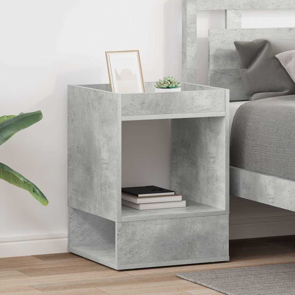 Beistelltisch 2 Stk. Betongrau 40 x 40 x 56 cm Holzwerkstoff