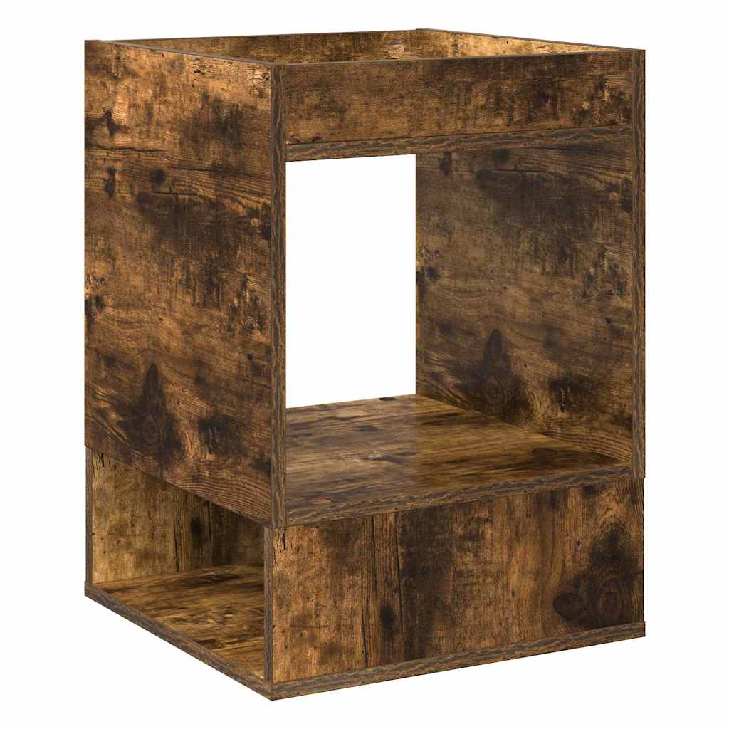 Beistelltisch Räuchereiche 40 x 40 x 56 cm Holzwerkstoff