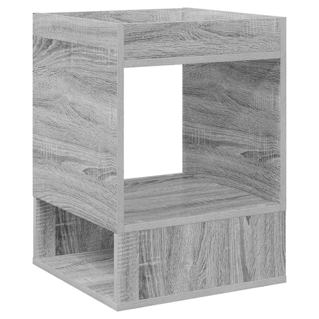 Beistelltisch 2 Stk. Sonoma-Grau 40 x 40 x 56 cm Holzwerkstoff