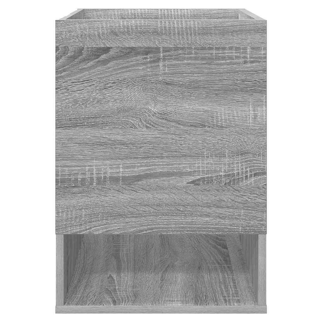 Beistelltisch 2 Stk. Sonoma-Grau 40 x 40 x 56 cm Holzwerkstoff