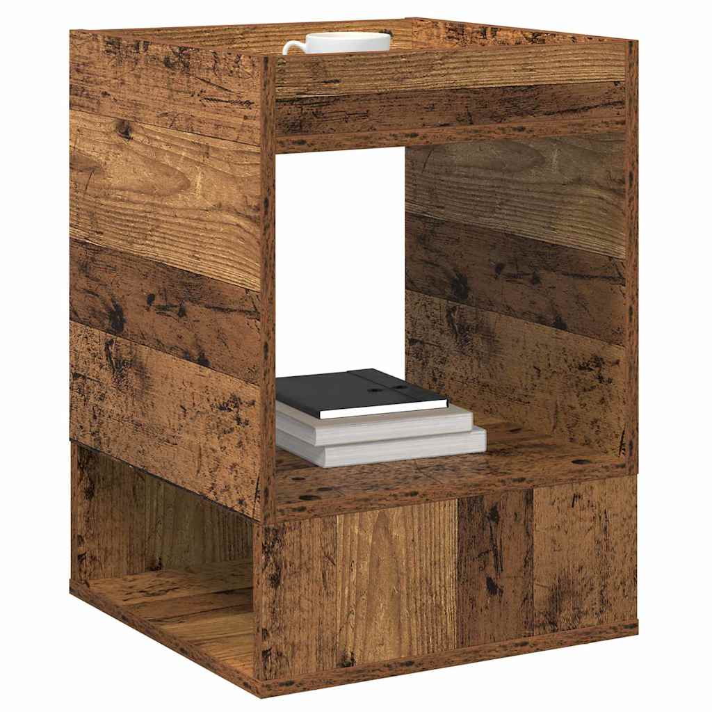 Beistelltisch 2 Stk. Altholz 40 x 40 x 56 cm Holzwerkstoff