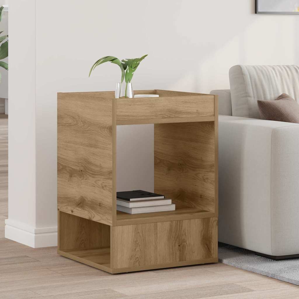Beistelltisch Artisan-Eiche 40 x 40 x 56 cm Holzwerkstoff