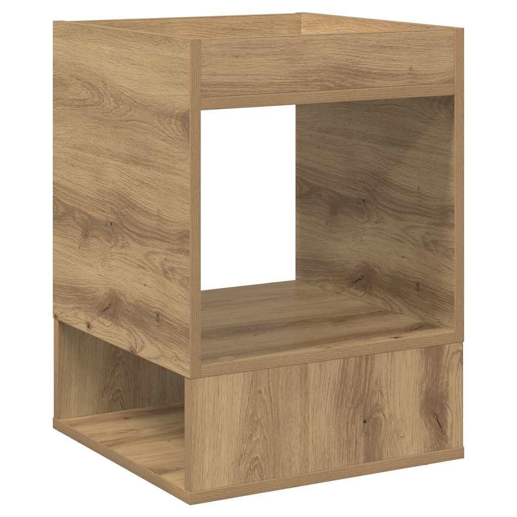 Beistelltisch 2 Stk. Artisan-Eiche 40 x 40 x 56 cm