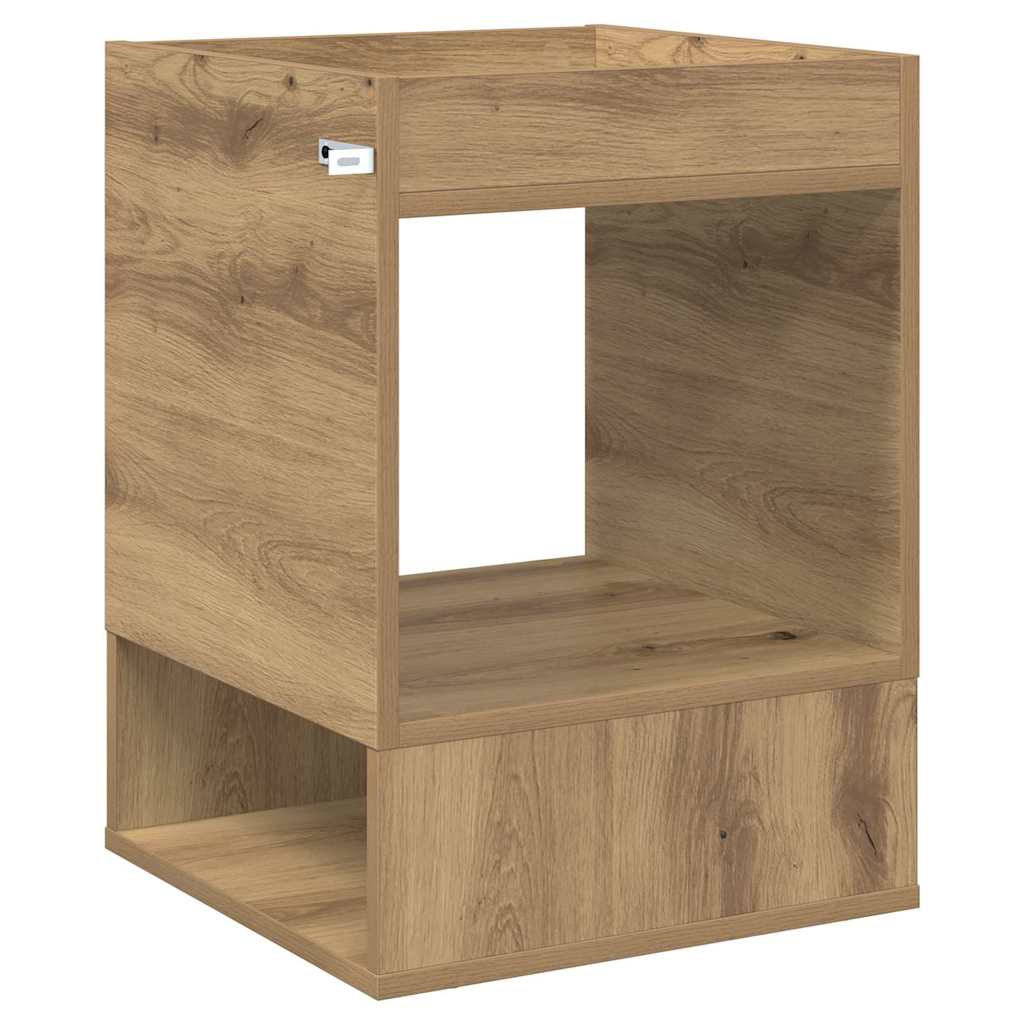 Beistelltisch 2 Stk. Artisan-Eiche 40 x 40 x 56 cm