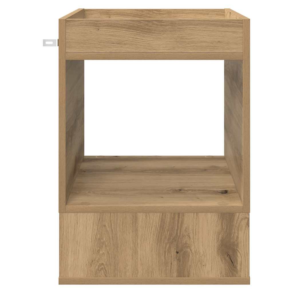 Beistelltisch 2 Stk. Artisan-Eiche 40 x 40 x 56 cm