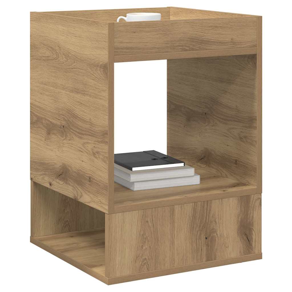 Beistelltisch 2 Stk. Artisan-Eiche 40 x 40 x 56 cm