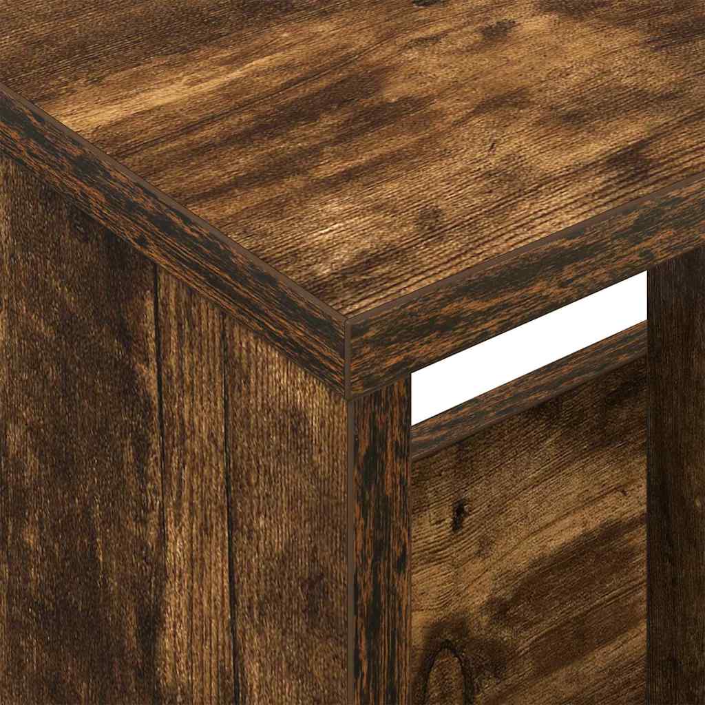 Magazinregal Räuchereiche 102 x 30 x 45 cm