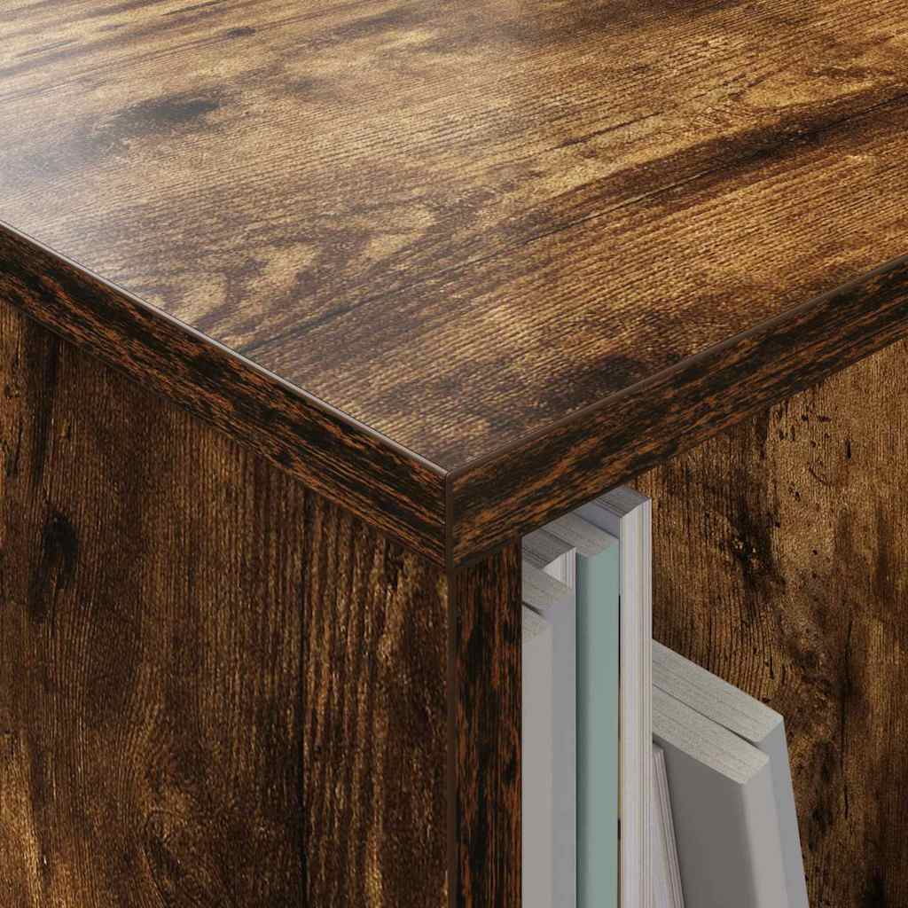 Magazinregal Räuchereiche 102 x 30 x 45 cm