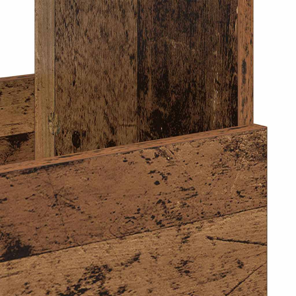 Magazinregal Altholz 102 x 30 x 45 cm