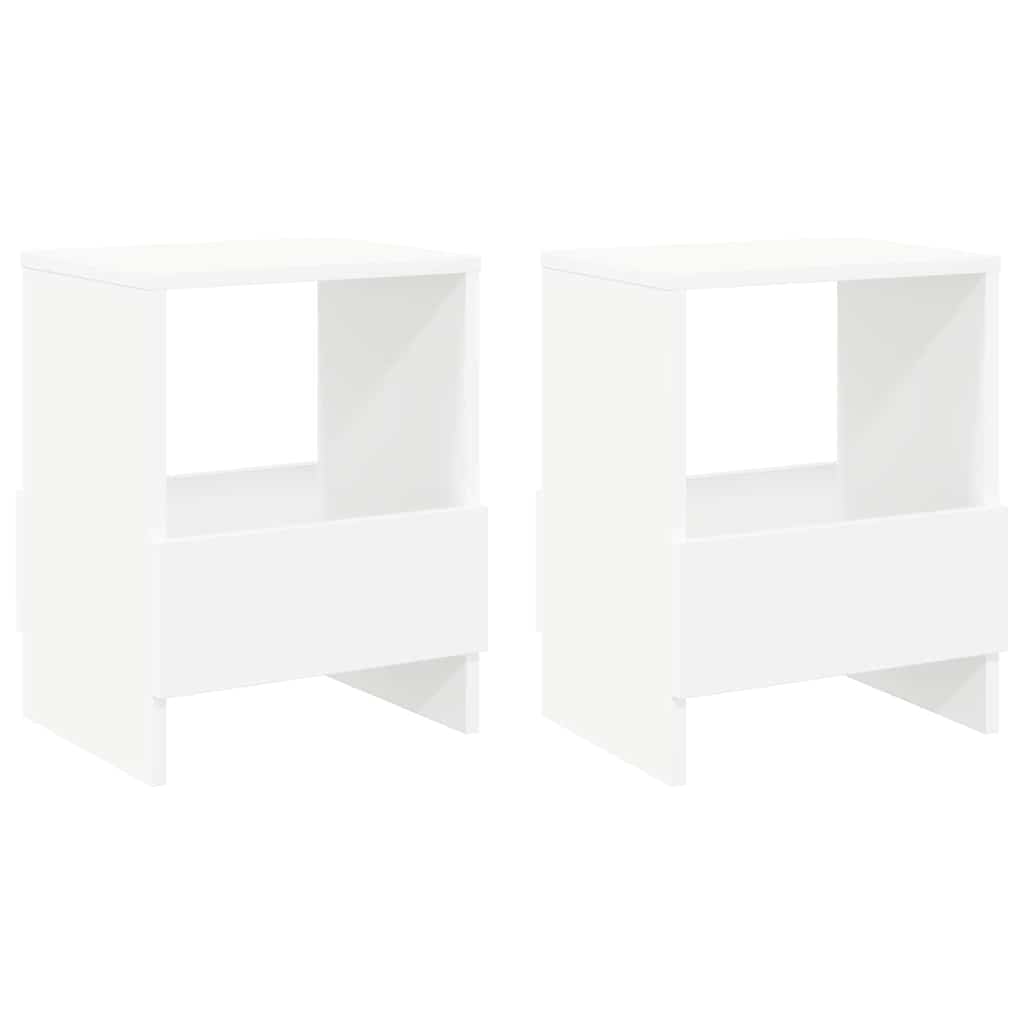 Magazinregal 2 Stk. Weiß 35 x 30 x 45 cm