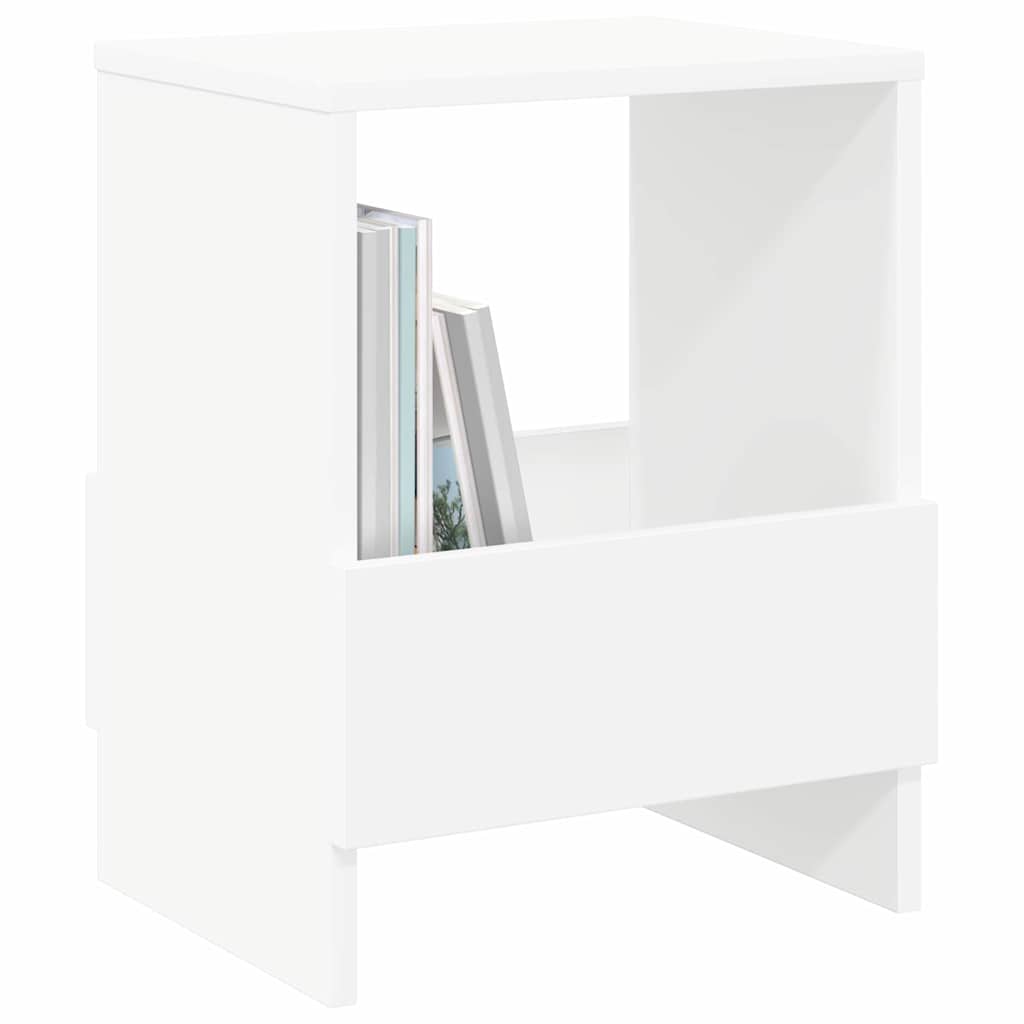 Magazinregal 2 Stk. Weiß 35 x 30 x 45 cm