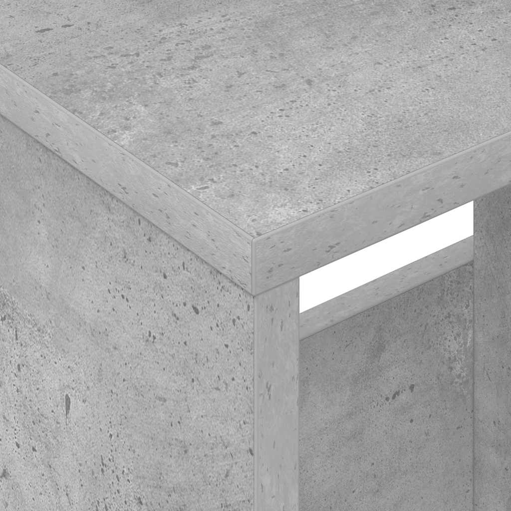 Magazinregal 2 Stk. Betongrau 35 x 30 x 45 cm