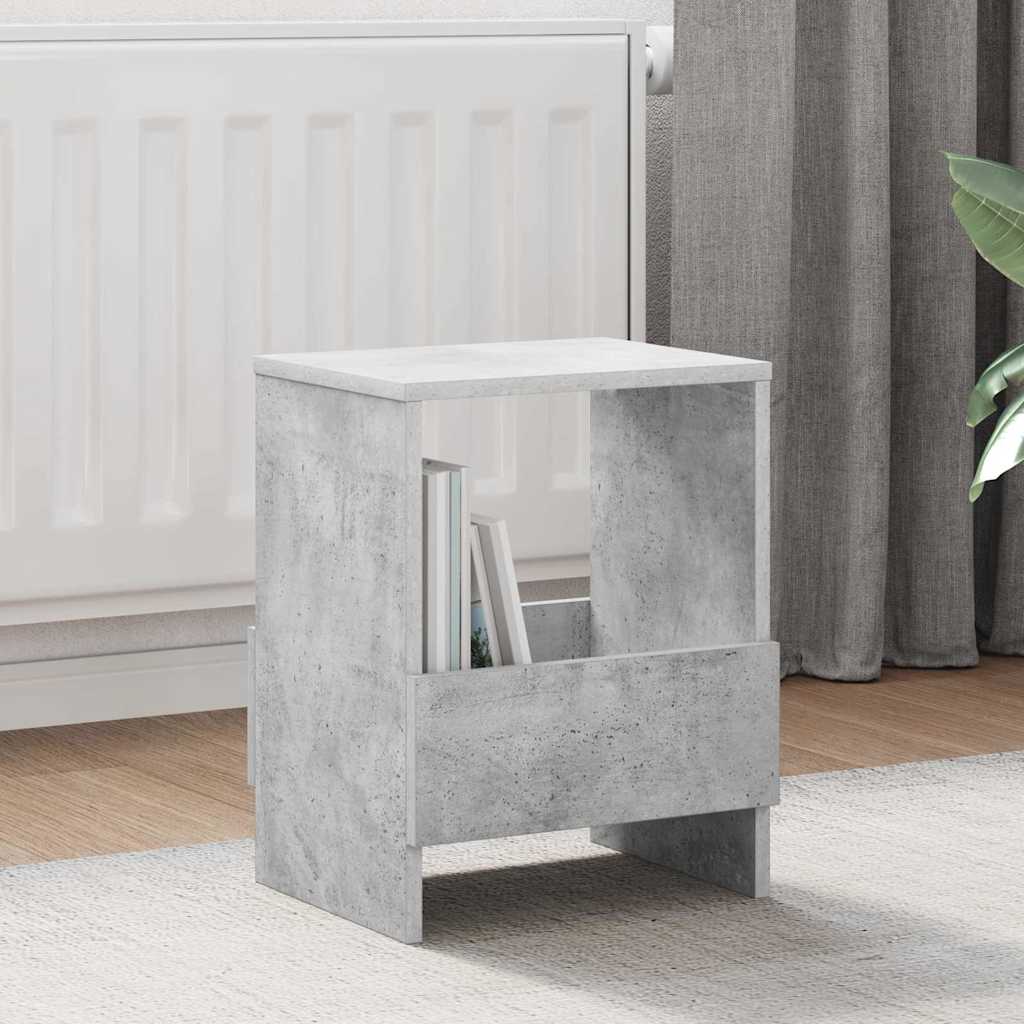 Magazinregal 2 Stk. Betongrau 35 x 30 x 45 cm