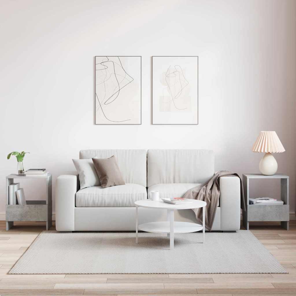 Magazinregal 2 Stk. Betongrau 35 x 30 x 45 cm
