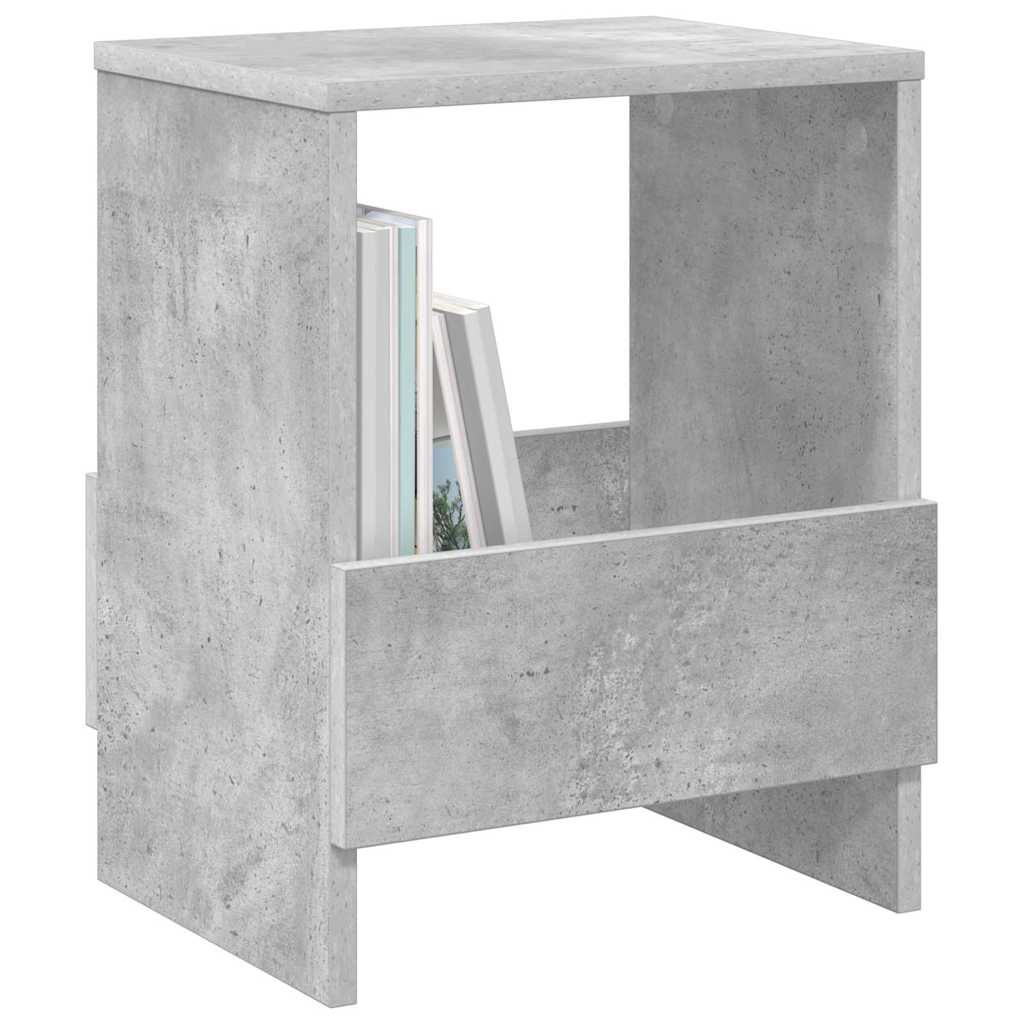 Magazinregal 2 Stk. Betongrau 35 x 30 x 45 cm