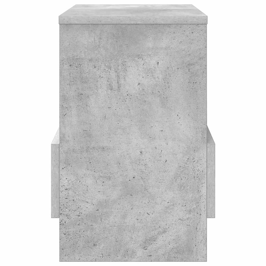 Magazinregal 2 Stk. Betongrau 35 x 30 x 45 cm