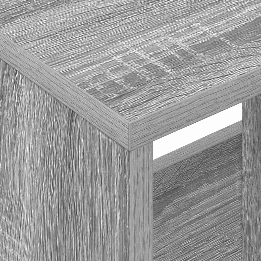 Magazinregal 2 Stk. Sonoma-Grau 35 x 30 x 45 cm
