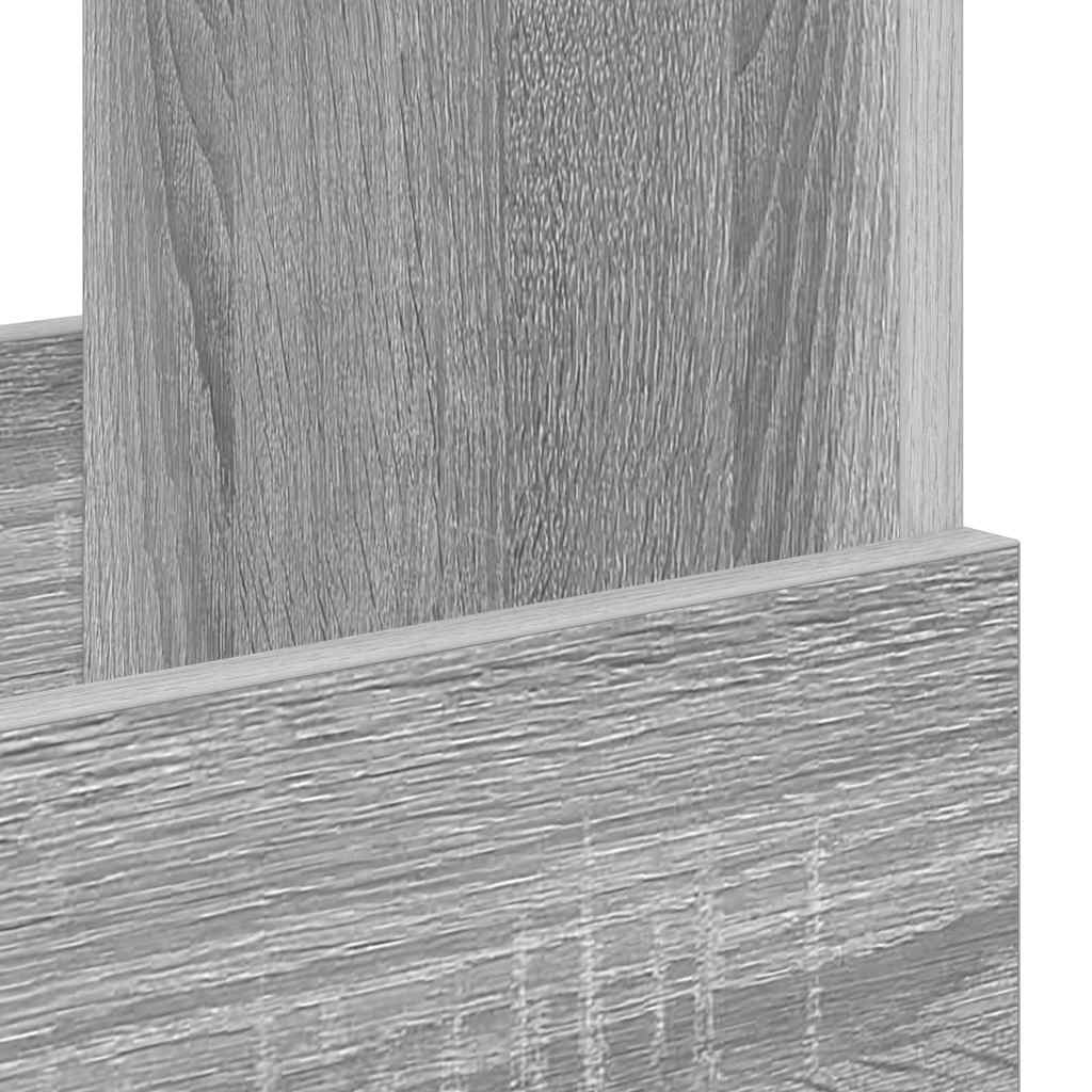 Magazinregal 2 Stk. Sonoma-Grau 35 x 30 x 45 cm