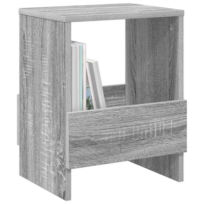 Magazinregal 2 Stk. Sonoma-Grau 35 x 30 x 45 cm